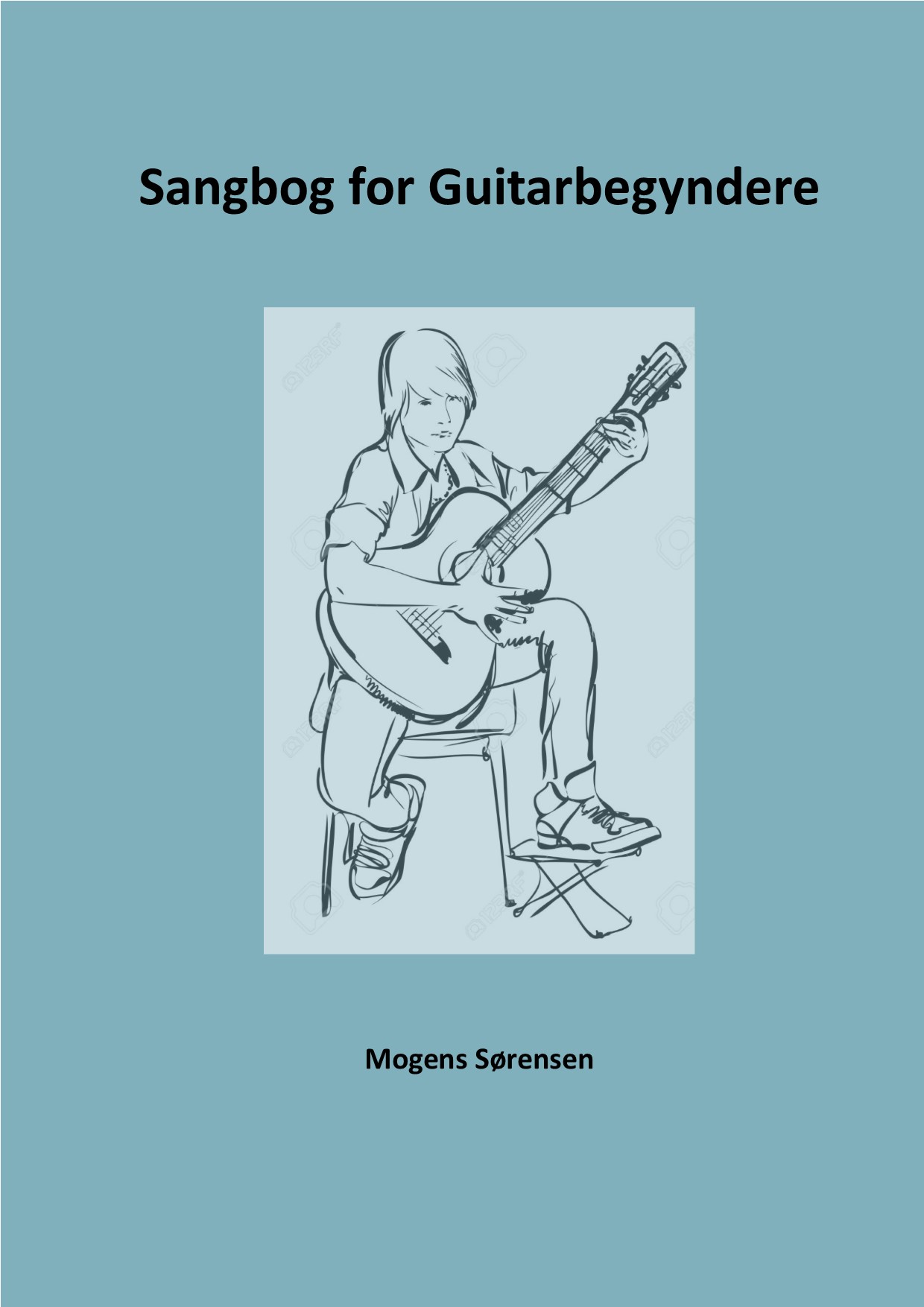 Forsidebillede til Sangbog for guitarbegyndere